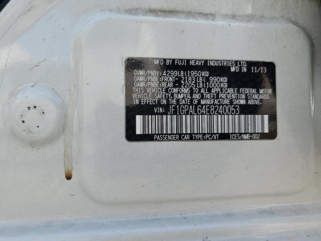 JF1GPAL64E8240053 Subaru Impreza Sport Premium
