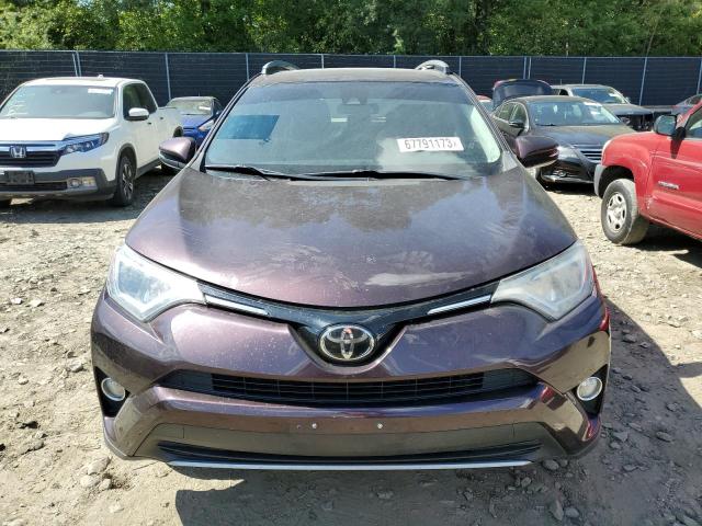  TOYOTA RAV4 2017 Бургунді
