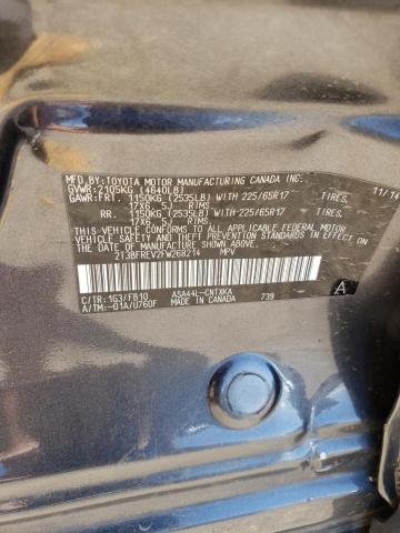 2T3BFREV2FW268214 Toyota RAV4 LE
