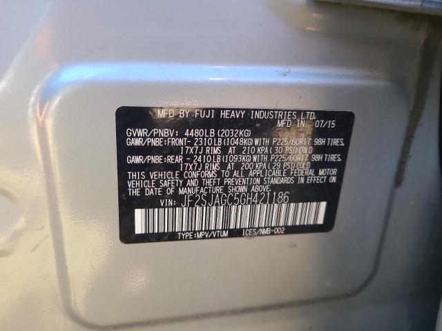 JF2SJAGC5GH421186 Subaru Forester 2.5i Premium