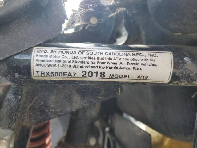 2018 HONDA TRX500 FA 1HFTE46G3J4301310