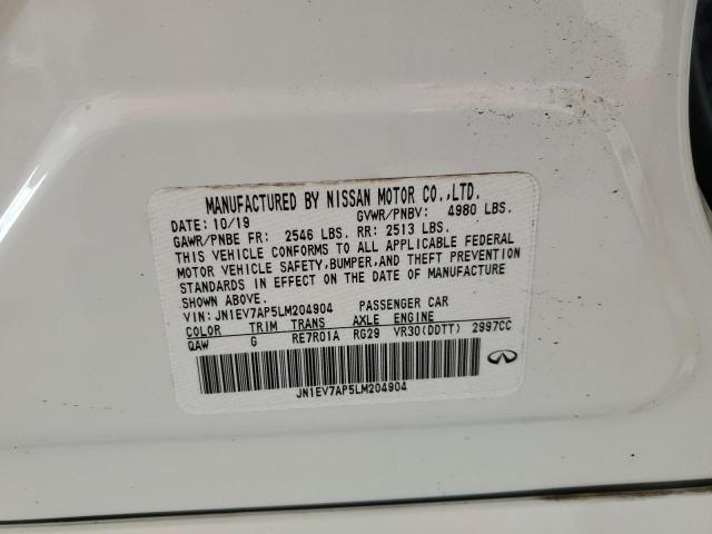 2020 INFINITI Q50 PURE - JN1EV7AP5LM204904