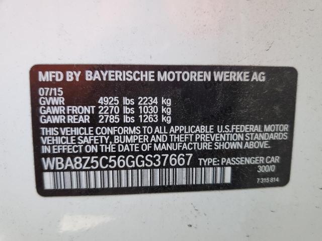 WBA8Z5C56GGS37667 BMW 328 Xigt Sulev