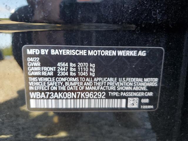 VIN WBA73AK08N7K96292 2022 BMW 2 Series, 228XI no.12