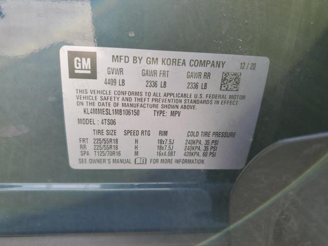 KL4MMESL1MB106150 Buick Encore GX 10