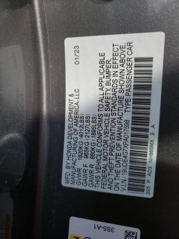 19UDE4G7XPA017598 Acura Integra A-spec Tech