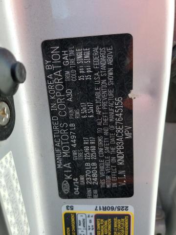 KNDPB3AC8E7645156 KIA Sportage Base
