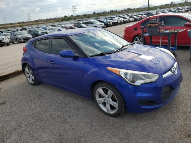 VIN: KMHTC6AD9CU057959 Auction: COPART Lot: 67934503 Location: AZ - TUCSON KMHTC6AD9CU057959 HYUNDAI VELOSTER 2012 BLUE Photo 4