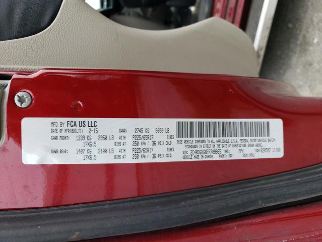 2C4RDGBG6FR709965 Dodge Grand Caravan Se