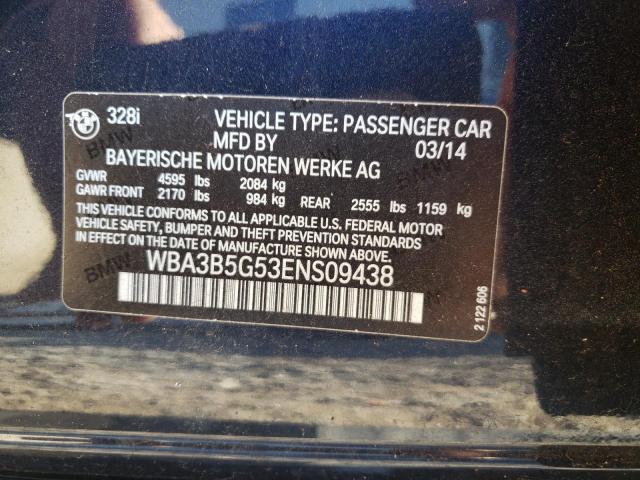 WBA3B5G53ENS09438 BMW 328 Xi Sulev