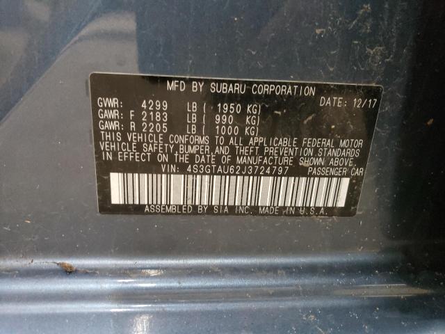 4S3GTAU62J3724797 Subaru Impreza Limited