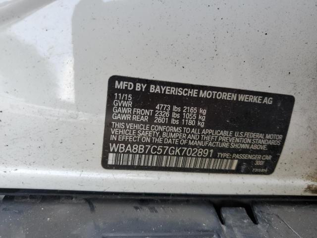 WBA8B7C57GK702891 BMW 340 XI