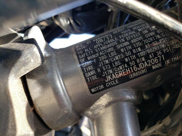 2018 KAWASAKI ER650 H - JKAEREH16JDA20671