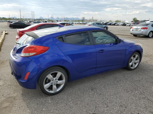 VIN: KMHTC6AD9CU057959 Auction: COPART Lot: 67934503 Location: AZ - TUCSON KMHTC6AD9CU057959 HYUNDAI VELOSTER 2012 BLUE Photo 3
