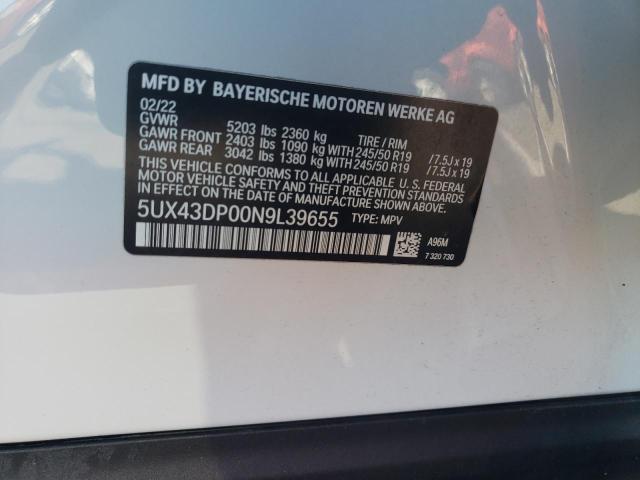 5UX43DP00N9L39655 2022 BMW X3 - Image 12