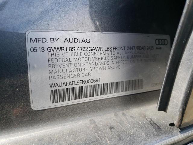 VIN WAUAFAFL5EN000691 2014 Audi A4, Premium no.12