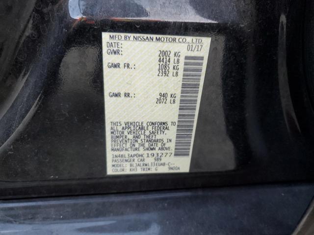 1N4BL3AP0HC193277 Nissan Altima 3.5sl