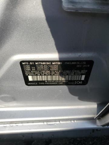ML32F4FJ0LHF04624 Mitsubishi Mirage G4 Se