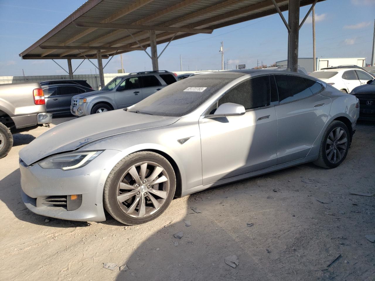 2016 Tesla Model S at TX - Temple, Copart lot 65772783