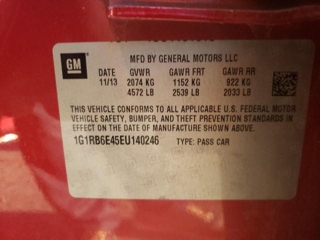 VIN 1G1RB6E45EU140246 2014 Chevrolet Volt no.12