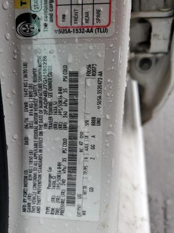 3FADP4BJ7GM180228 Ford FIESTA SE
