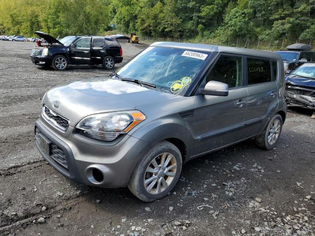 VIN: KNDJT2A66C7445168 Auction: COPART Lot: 66200963 Location: NY - NEWBURGH KNDJT2A66C7445168 KIA SOUL 2012 GRAY Photo 1