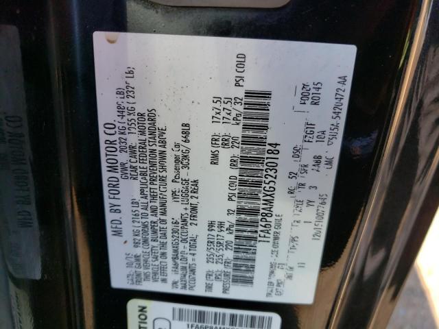 1FA6P8AMXG5230184 Ford MUSTANG