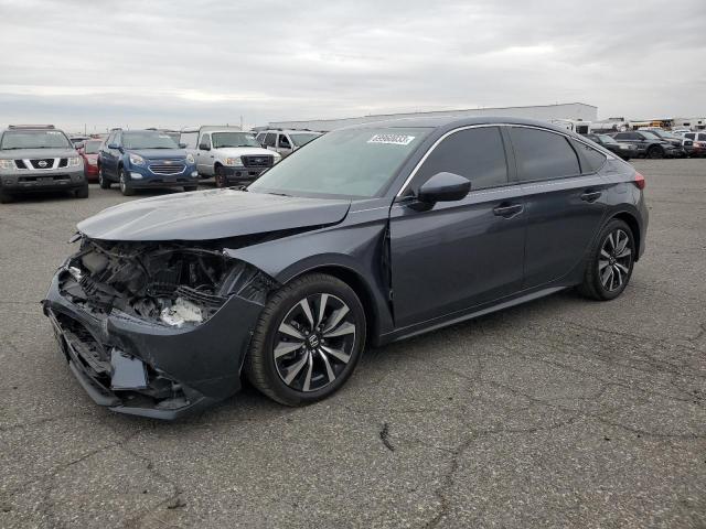 Vin: 19xfl1h7xne013345, lot: 69960033, honda civic exl 20221