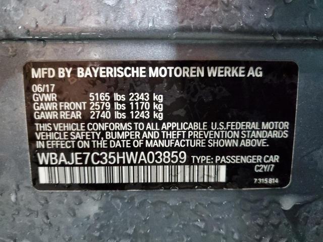 2017 BMW 540 XI WBAJE7C35HWA03859