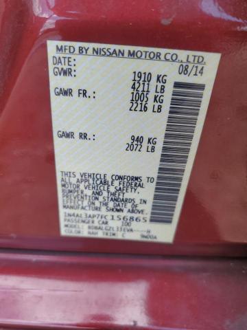 1N4AL3AP7FC156865 Nissan ALTIMA 2.5