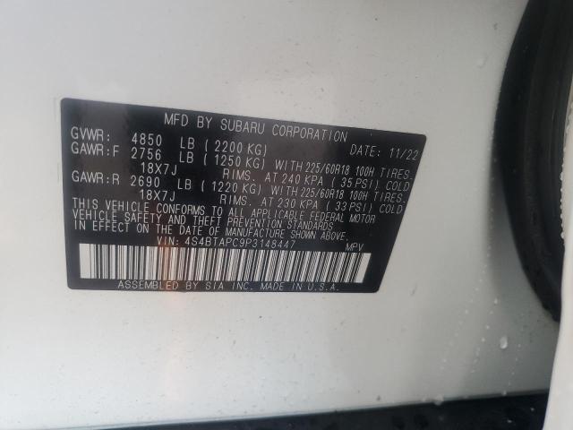 4S4BTAPC9P3148447 Subaru Outback Touring