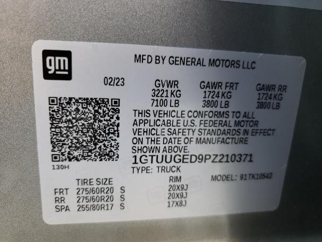 1GTUUGED9PZ210371 GMC Sierra K1500 Denali