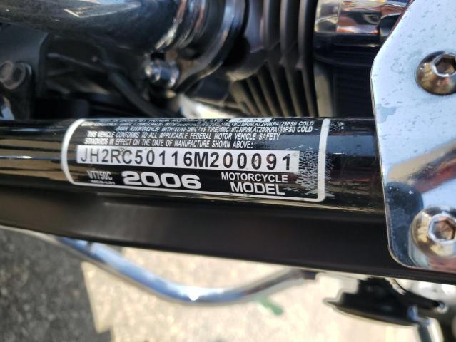 2006 HONDA VT750 C JH2RC50116M200091