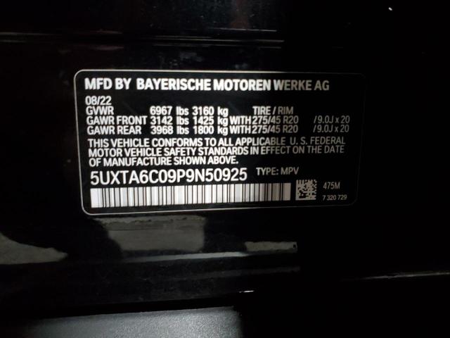 5UXTA6C09P9N50925 BMW X5 XDRIVE4 13