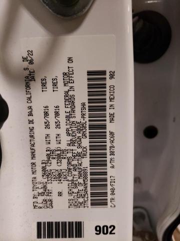 VIN 3TMCZ5AN4NM508891 2022 TOYOTA TACOMA no.12