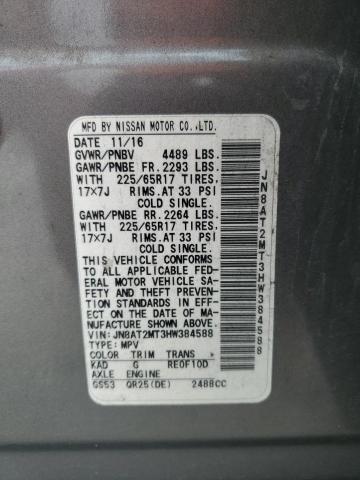 JN8AT2MT3HW384588 Nissan ROGUE S