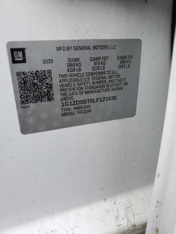 2020 CHEVROLET MALIBU LT - 1G1ZD5ST0LF123436