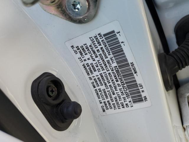 19XFC2F6XHE209824 Honda Civic Lx