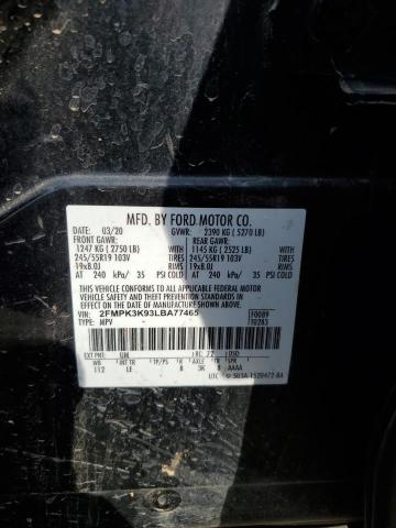 2FMPK3K93LBA77465 Ford Edge Titanium