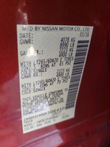 1N6BA1F46GN506450 Nissan Titan Xd Sl