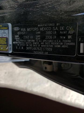 3KPFL4A76JE177939 KIA FORTE LX