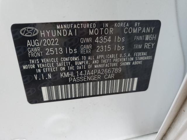 KMHL14JA4PA266789 Hyundai SONATA SEL