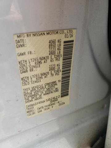 1N6BA1F40GN502622 Nissan Titan Xd Sl