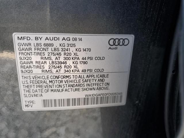 WA1DGAFE0FD005345 2015 AUDI Q7, photo no. 12