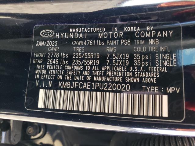 2023 HYUNDAI TUCSON N L KM8JFCAE1PU220020