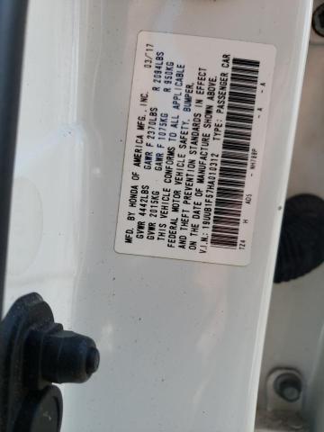 19UUB1F57HA010312 Acura TLX TECH