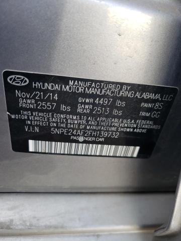 5NPE24AF2FH139732 | 2015 HYUNDAI SONATA SE