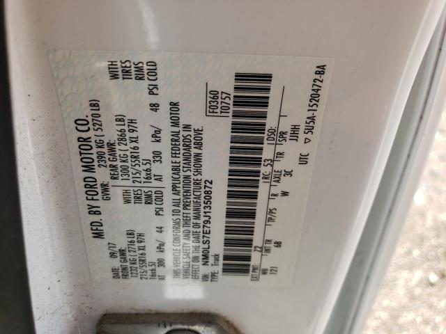 2018 FORD TRANSIT CO - NM0LS7E79J1350872