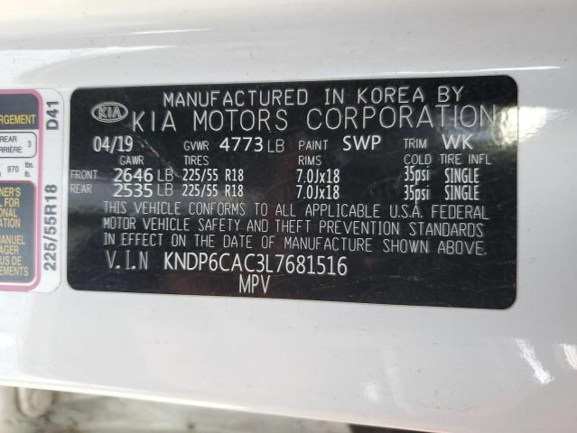 KNDP6CAC3L7681516 KIA SPORTAGE S