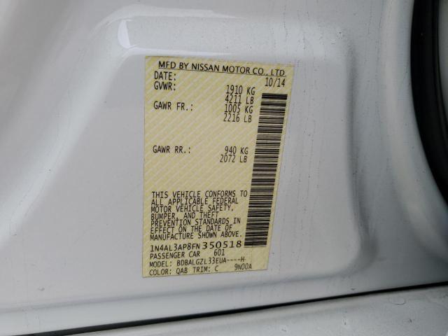 1N4AL3AP8FN350518 Nissan ALTIMA 2.5